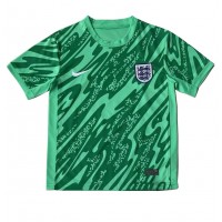 Camisa de time de futebol Inglaterra Goleiro Replicas 2º Equipamento Europeu 2024 Manga Curta